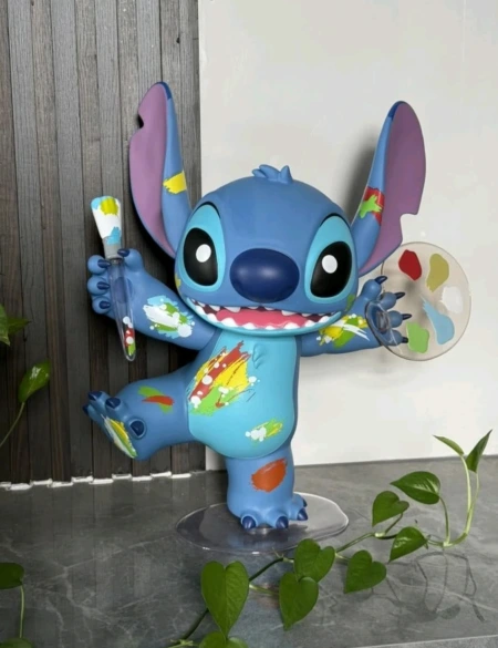 Disney-sam's same style Stitch graffiti figure-hugging piggy bank ornament Disney-sam's same style Stitch graffiti figure-hugging piggy bank ornament